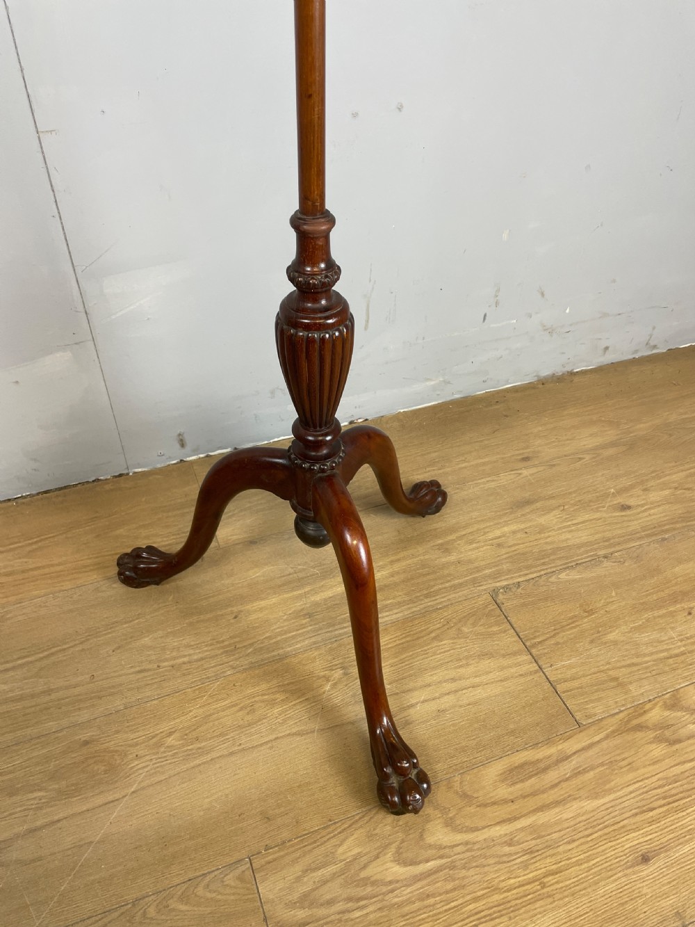 Late C19TH mahogany music stand on a tripod base  View IV