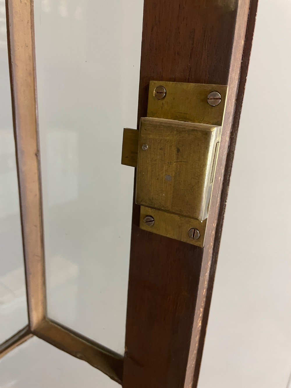 C19TH Sheraton revival inlaid mahogany bookcase over cupboard  View XVI