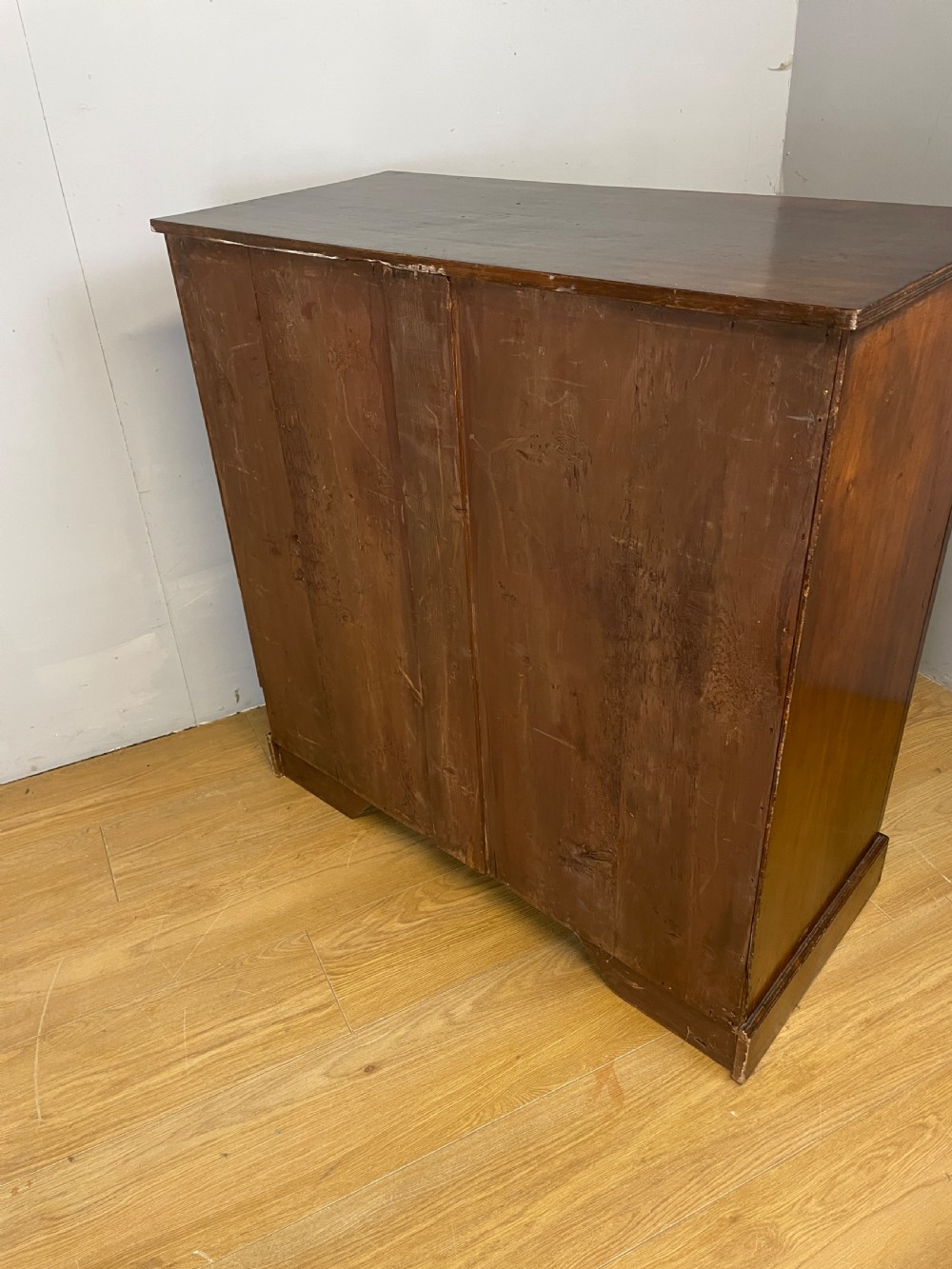 Late Regency mahogany two door side cabinet  View X