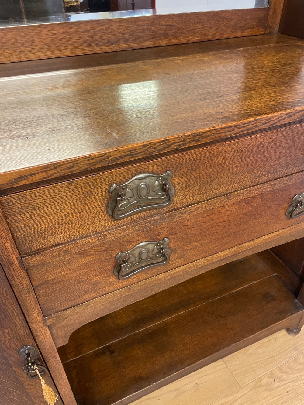Oak Arts and crafts sideboard in the style of Liberty View III