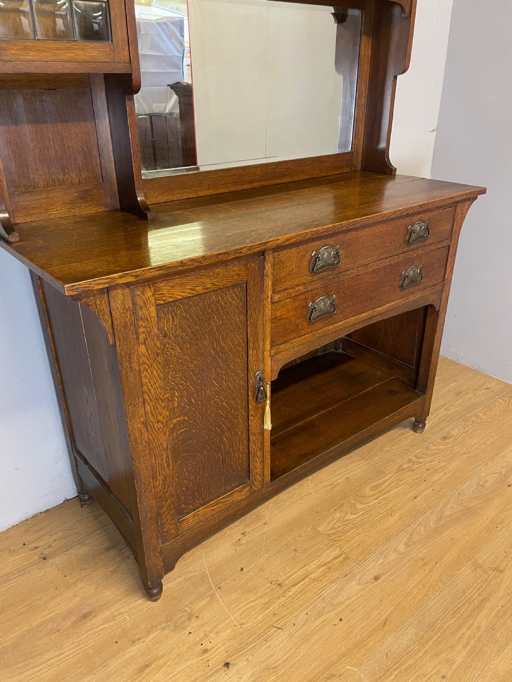 Oak Arts and crafts sideboard in the style of Liberty View IV
