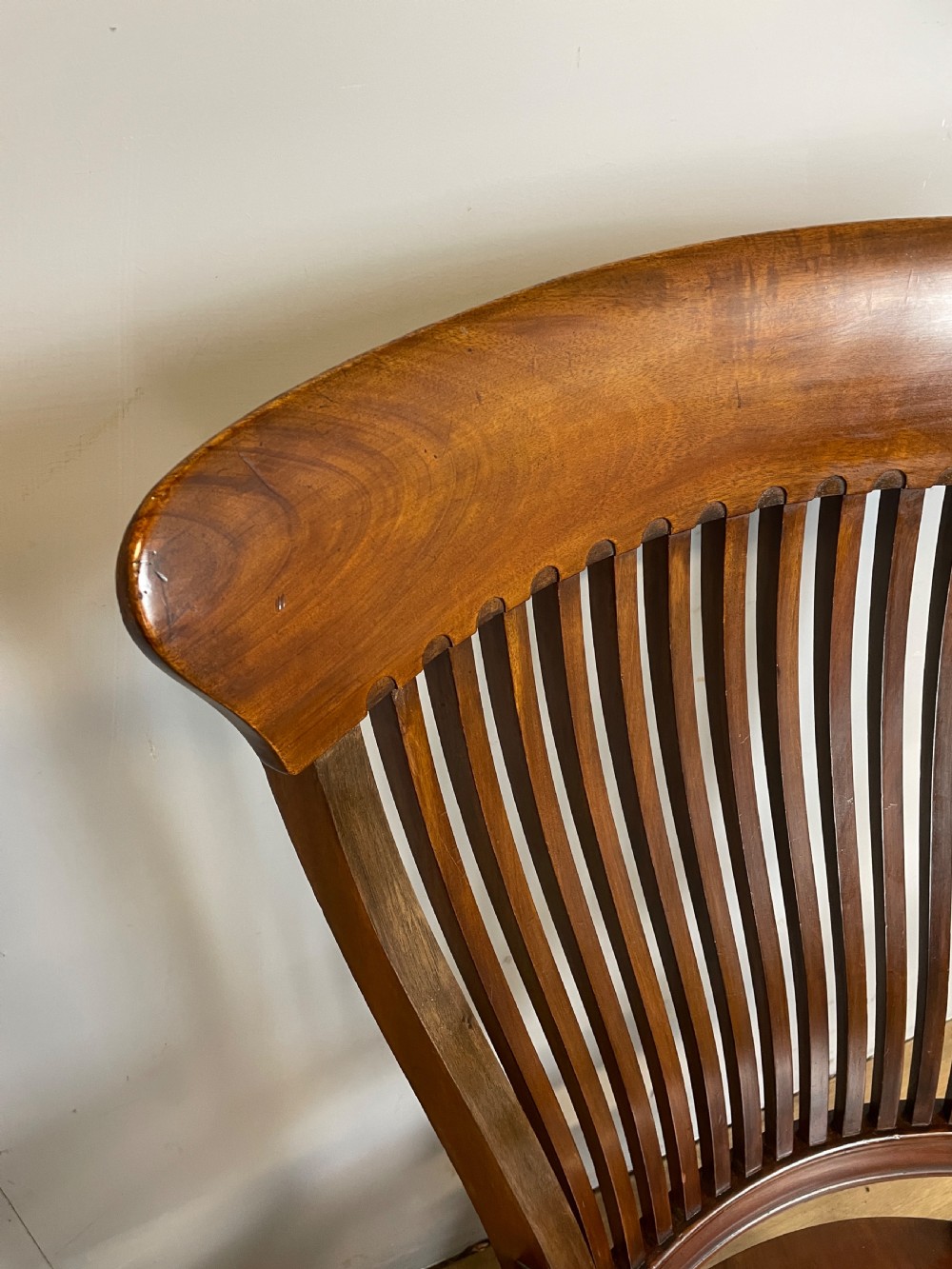 Arts and crafts walnut armchair in the manner of Godwin  View IX
