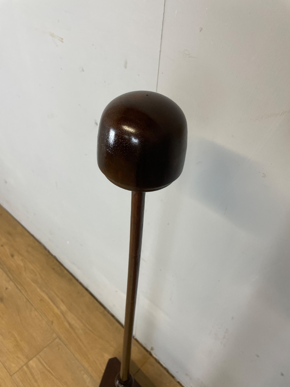 Regency mahogany wig stand on tripartite base  View IV