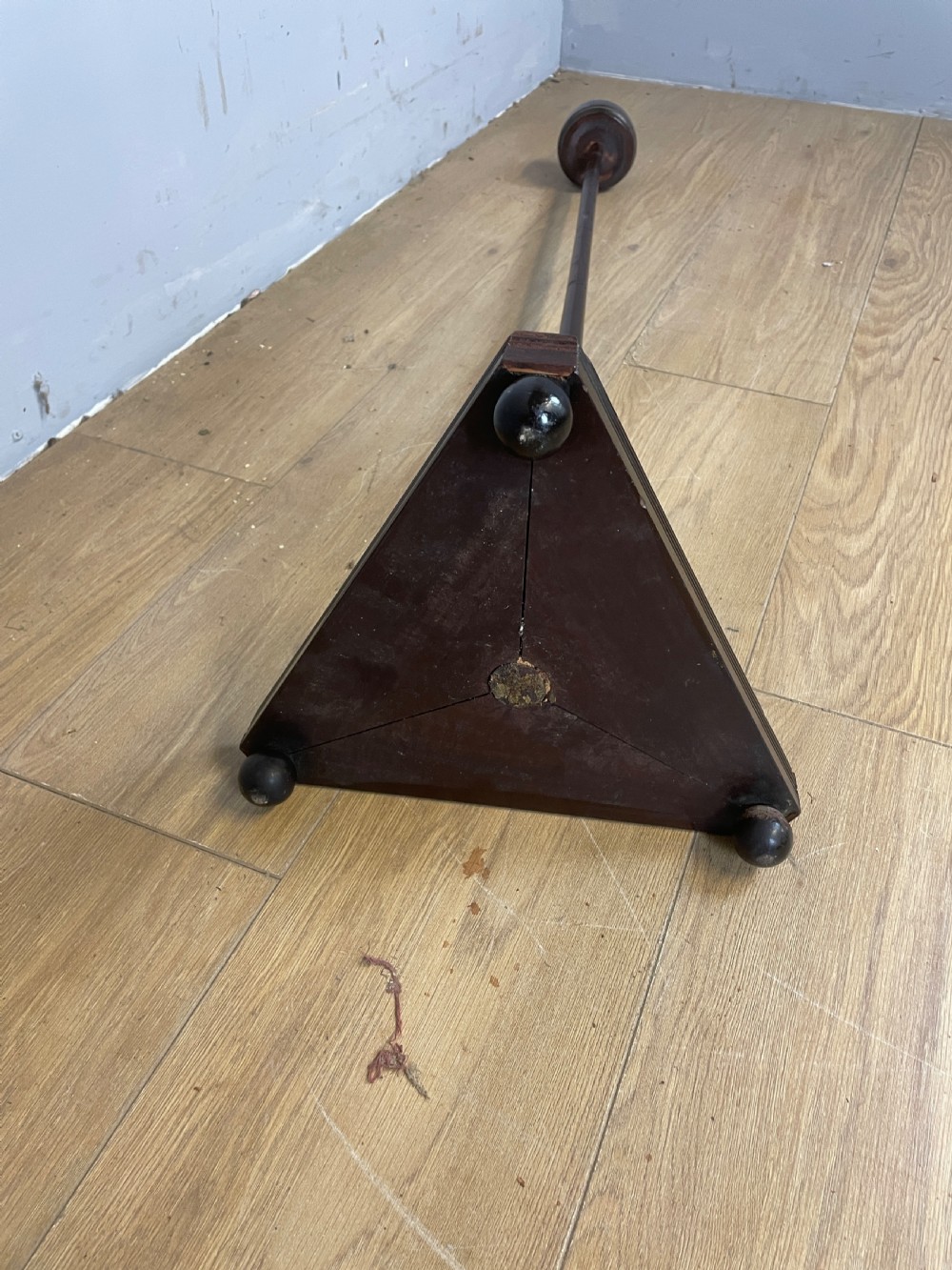 Regency mahogany wig stand on tripartite base  View VII