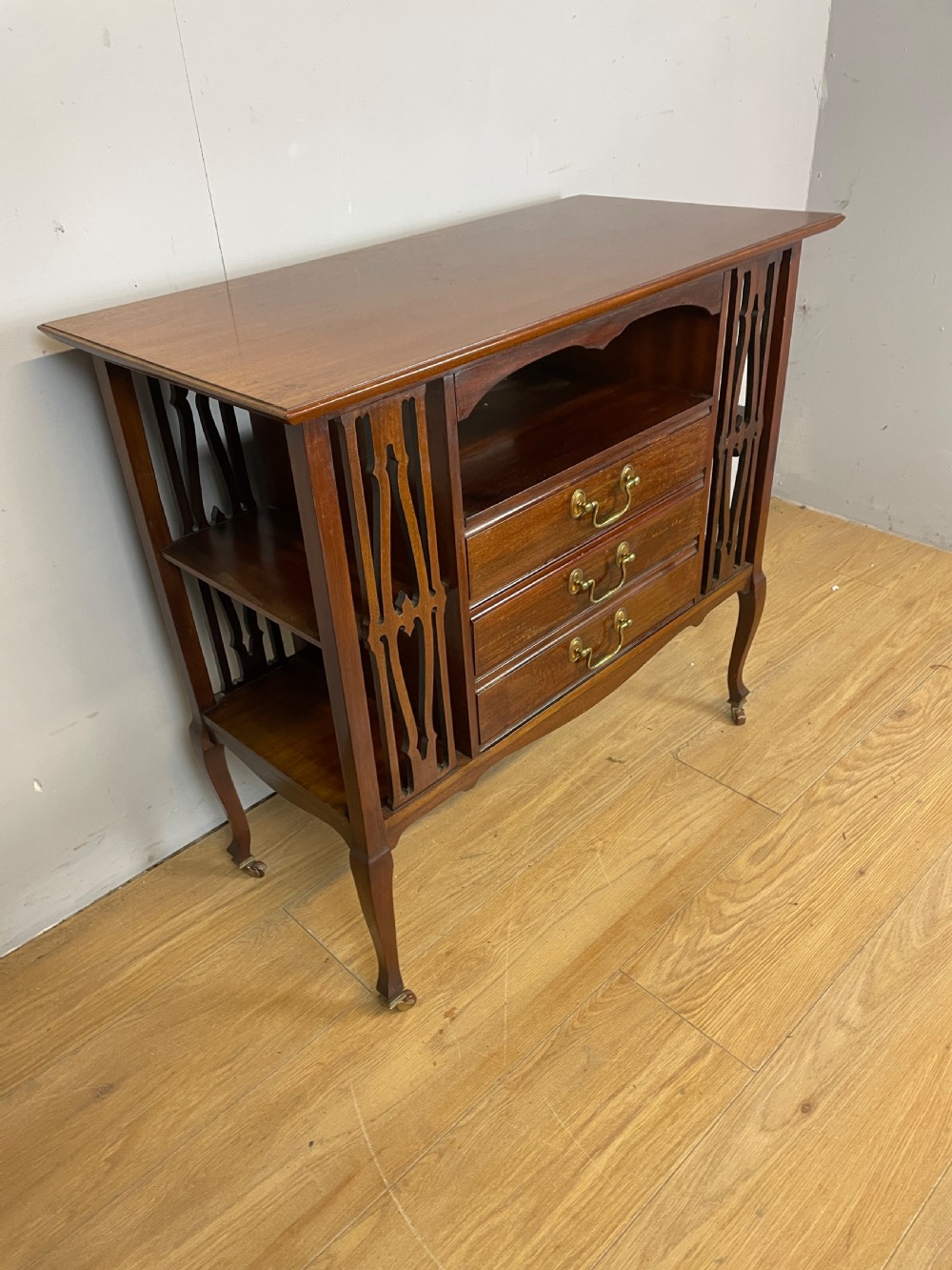 Victorian mahogany music cabinet  View IV