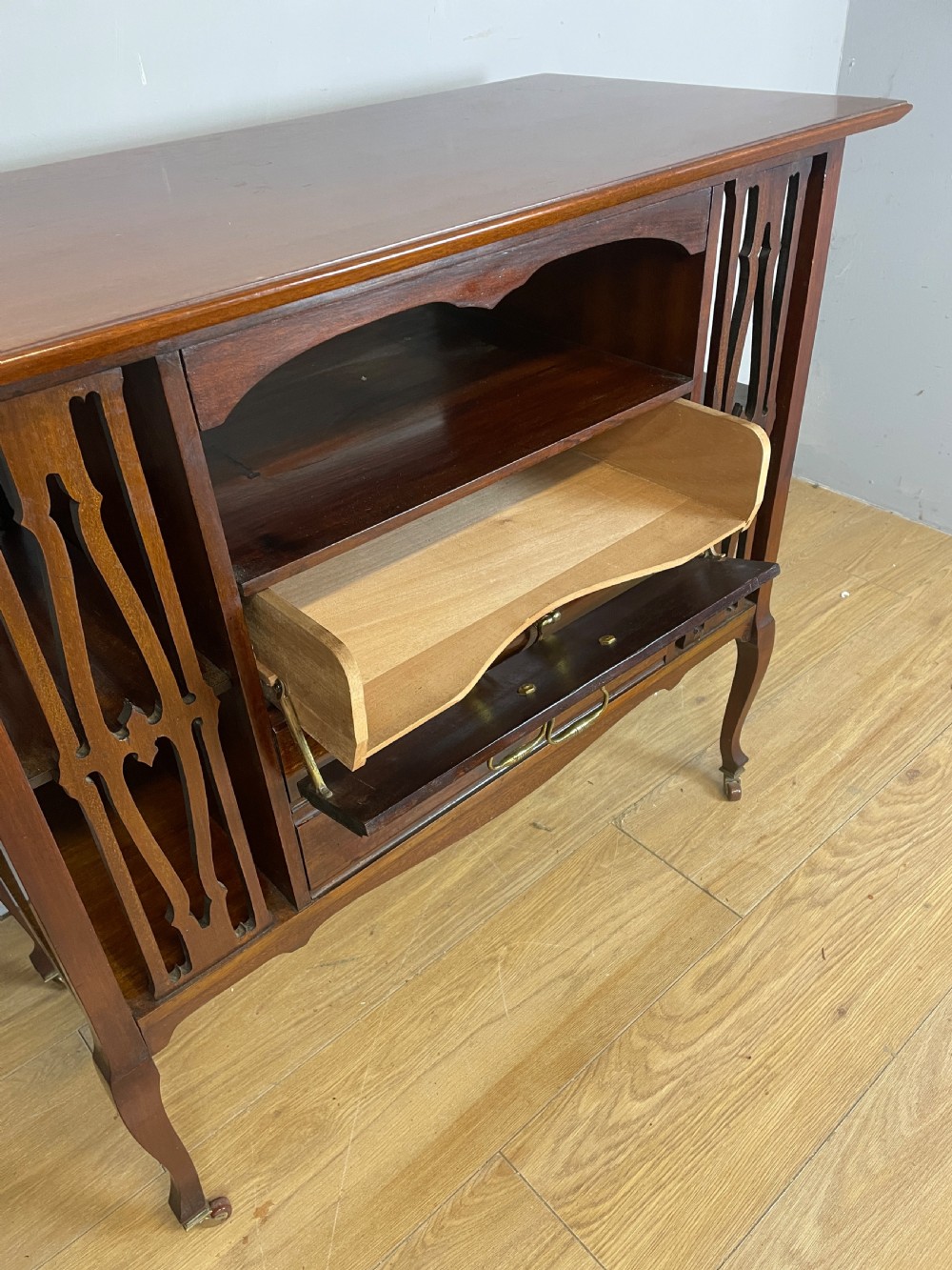 Victorian mahogany music cabinet  View VI