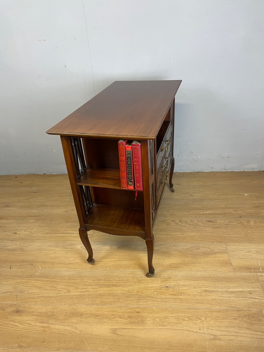Victorian mahogany music cabinet  View VII
