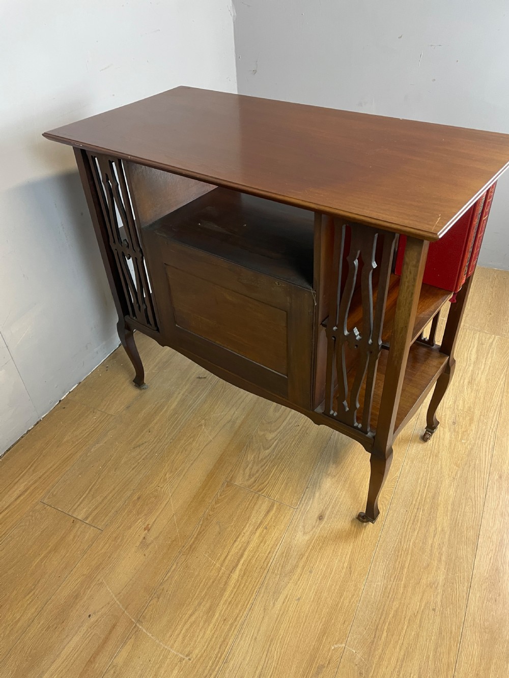 Victorian mahogany music cabinet  View VIII