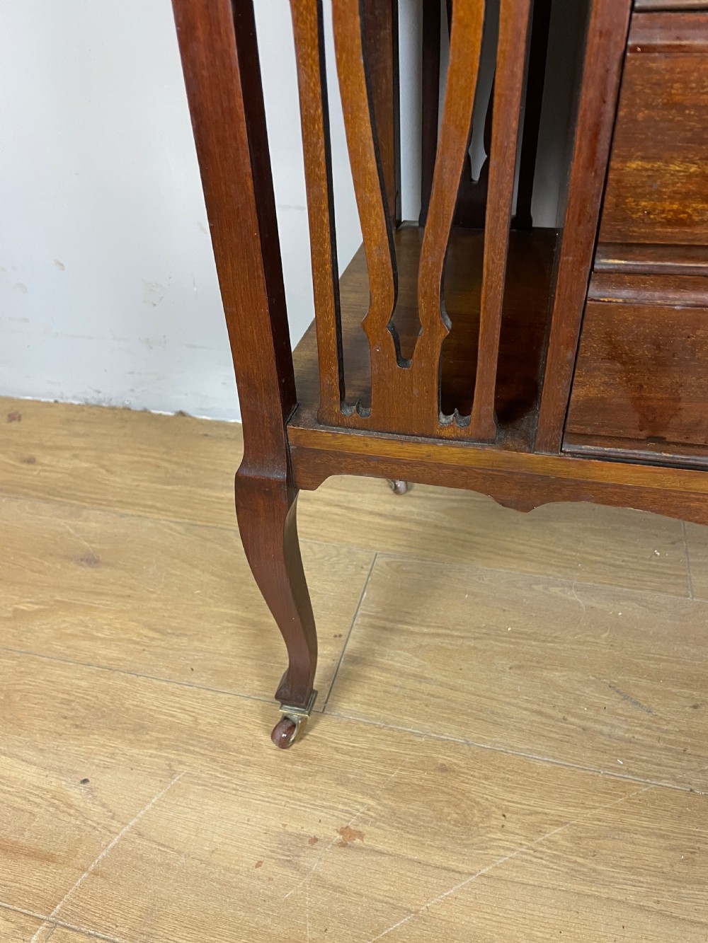 Victorian mahogany music cabinet  View X