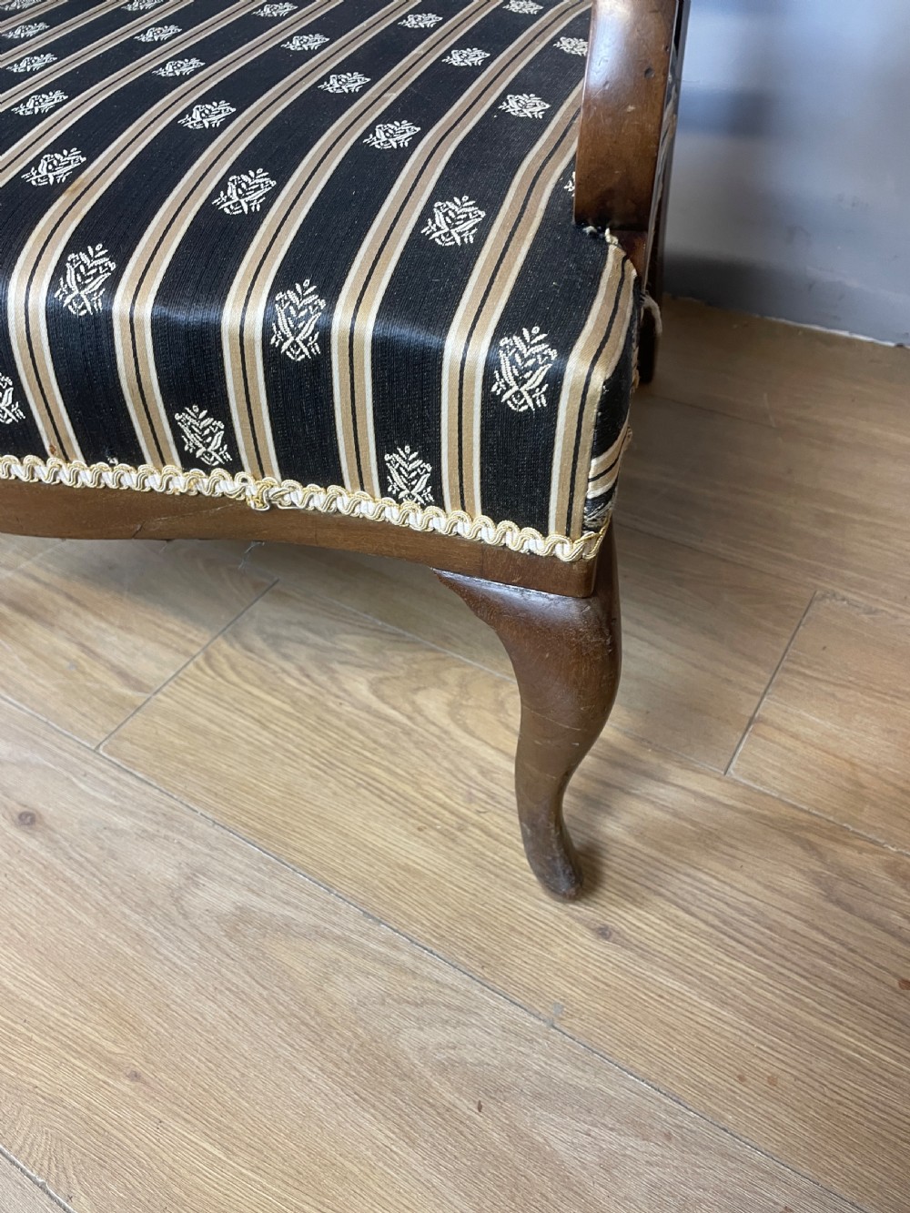 C19th Pair of Georgian style mahogany open arm chairs  View XII