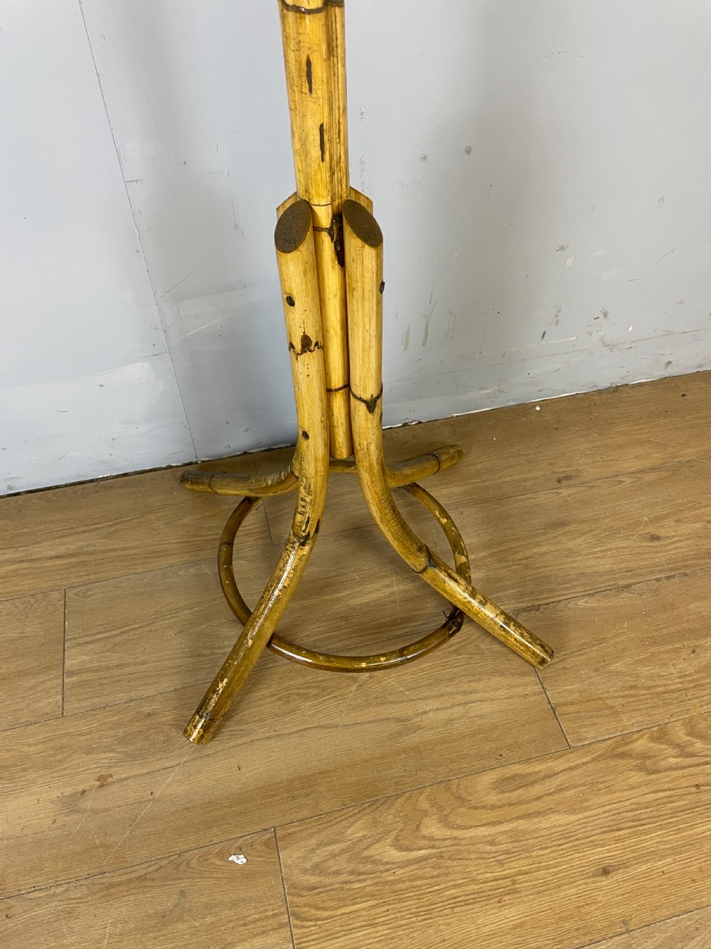 A rare bamboo hat and coat  stand circa 1920 View IV