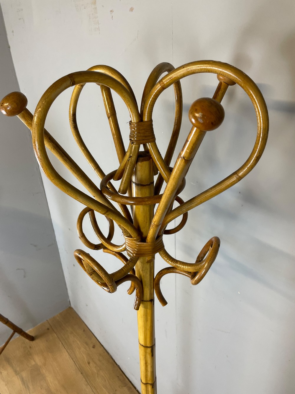 A rare bamboo hat and coat  stand circa 1920 View VI