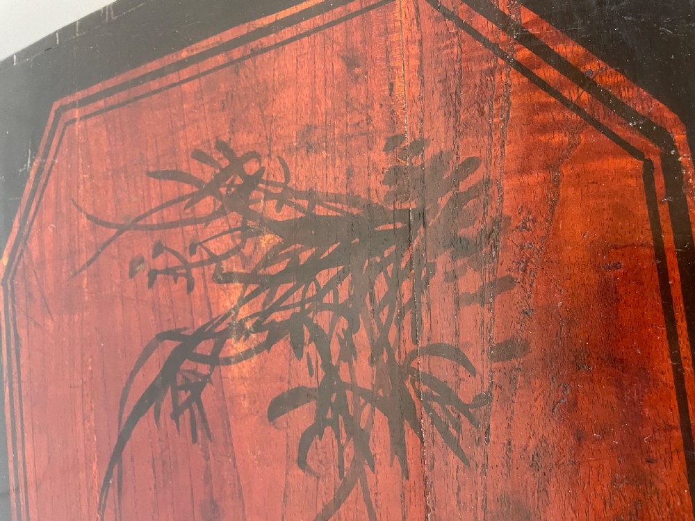 Chinese lacquer dowry chest c.1920 View XII