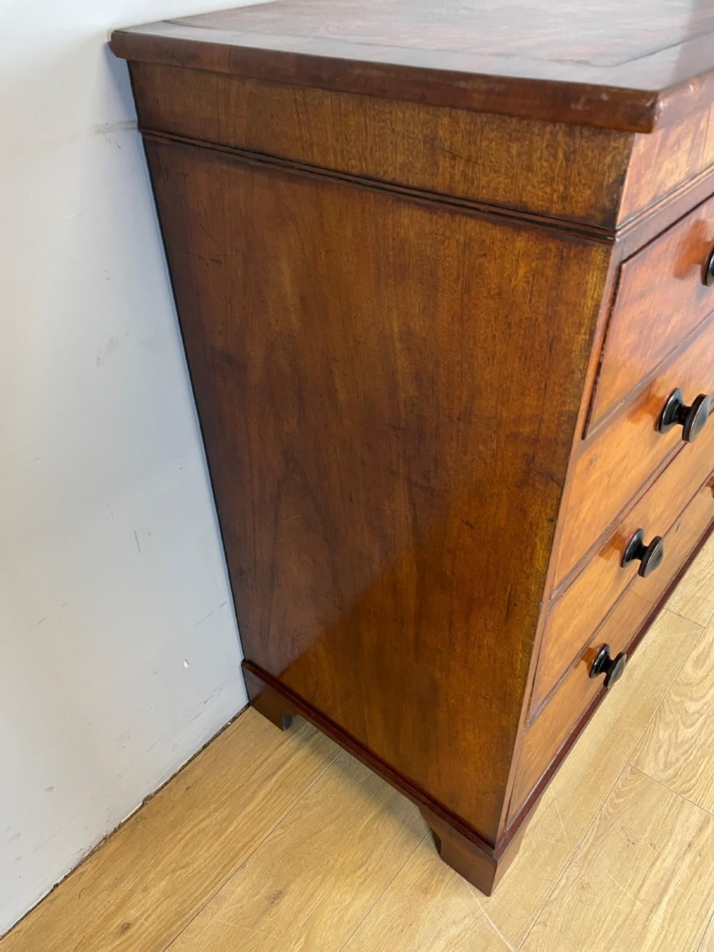Georgian four height mahogany chest of drawers  View IV