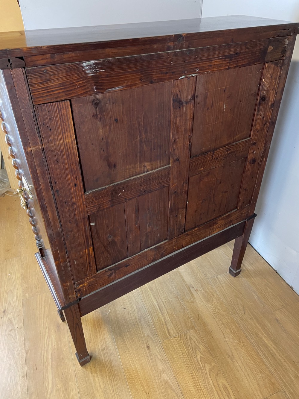 C19TH two door parquetry cupboard on stand  View VIII