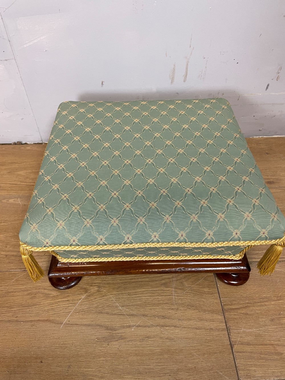 C19TH mahogany footstool circa 1870  View IV