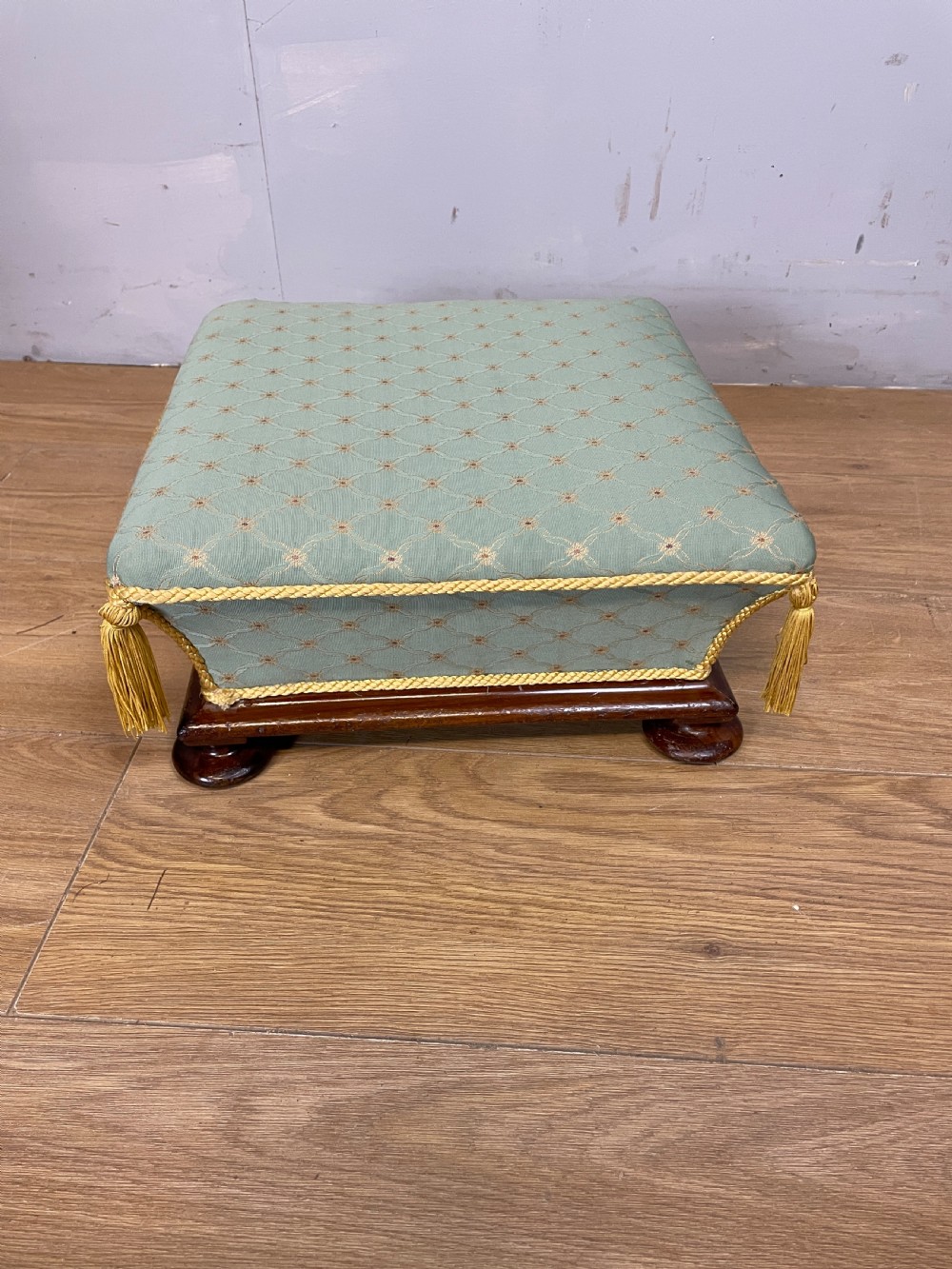 C19TH mahogany footstool circa 1870  View VI