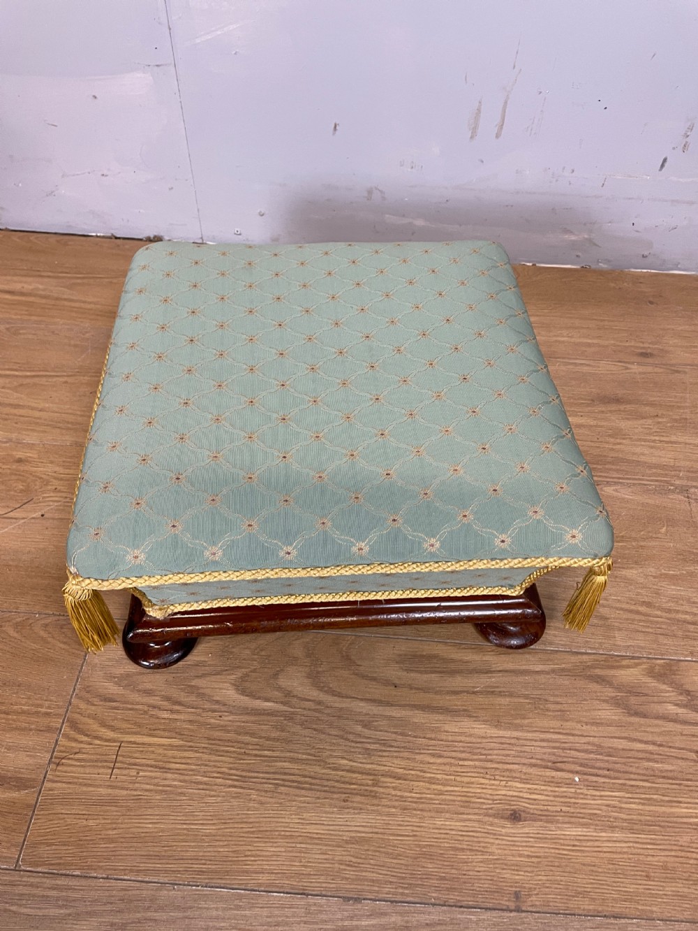 C19TH mahogany footstool circa 1870  View VII