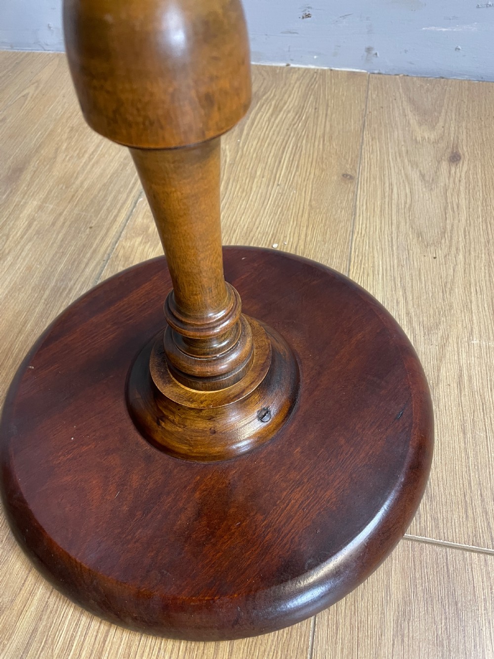 Inlaid mahogany tripod wine table circa 1920 View VIII