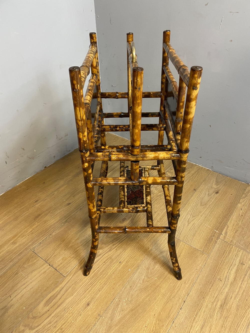 Nineteenth century bamboo magazine rack  View IV