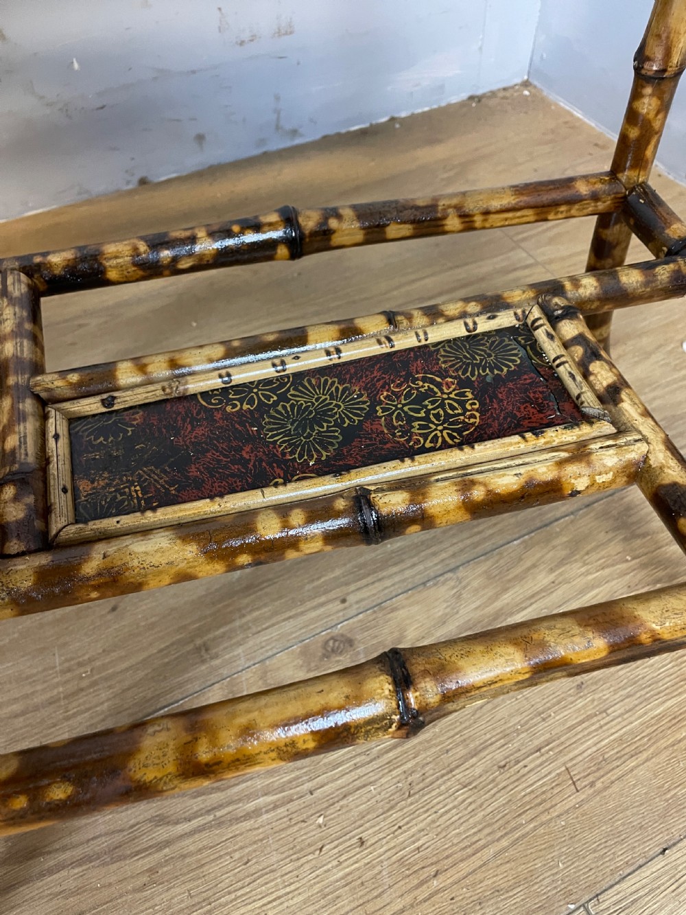 Nineteenth century bamboo magazine rack  View VII