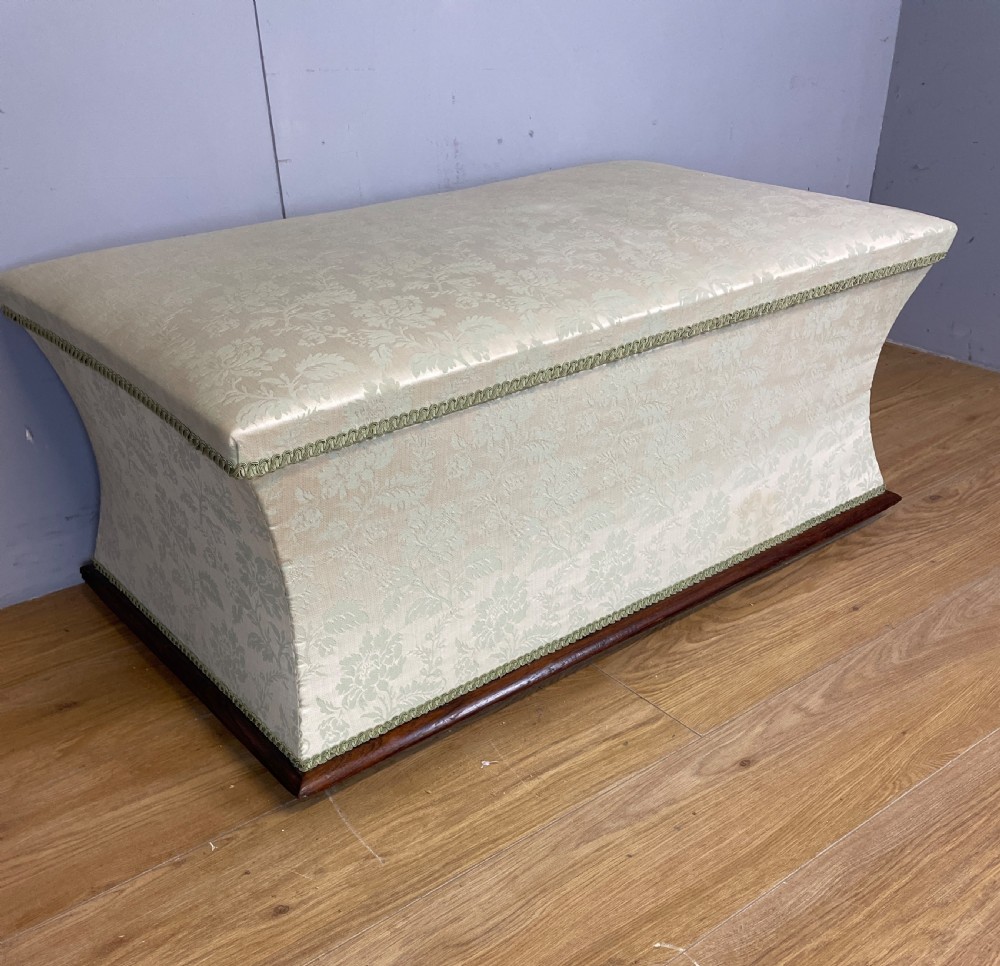 Nineteenth century ottoman of waisted form  View II