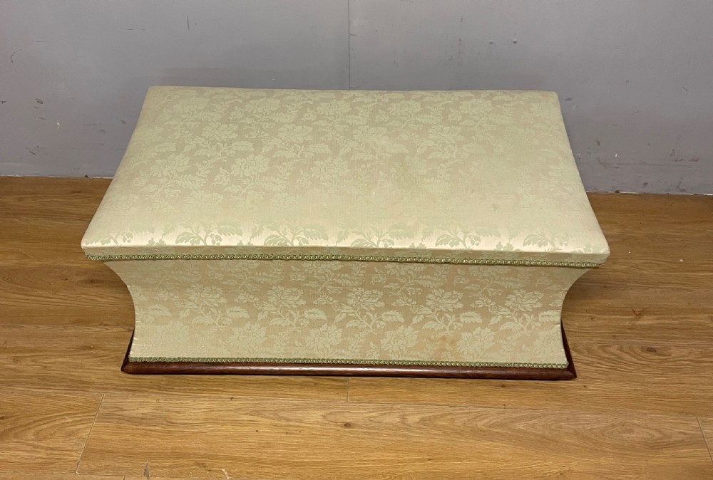 Nineteenth century ottoman of waisted form  View VIII