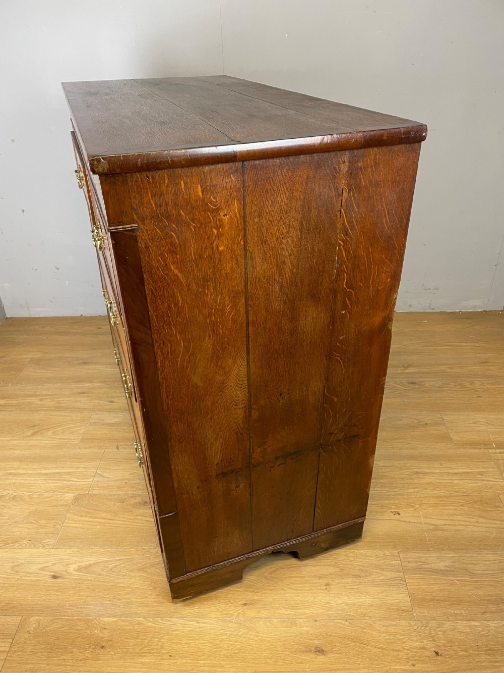 Georgian oak four height chest of drawers  View X