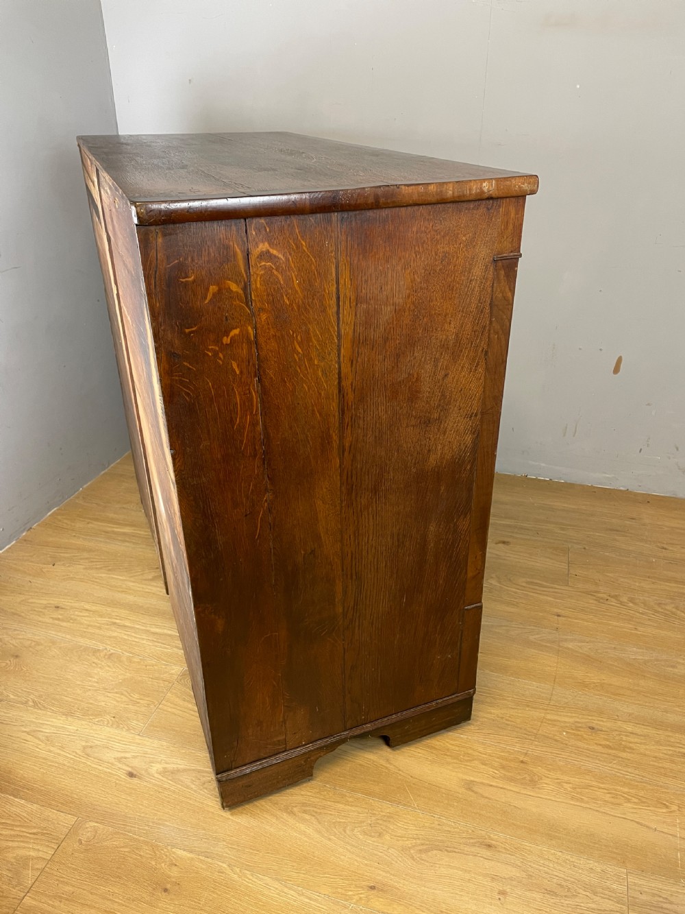 Georgian oak four height chest of drawers  View XVI