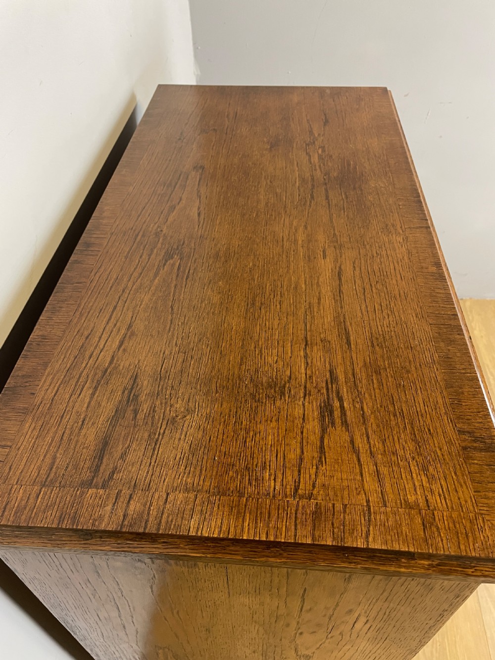 Edwardian cabinet of 33 oak filing drawers  View VIII