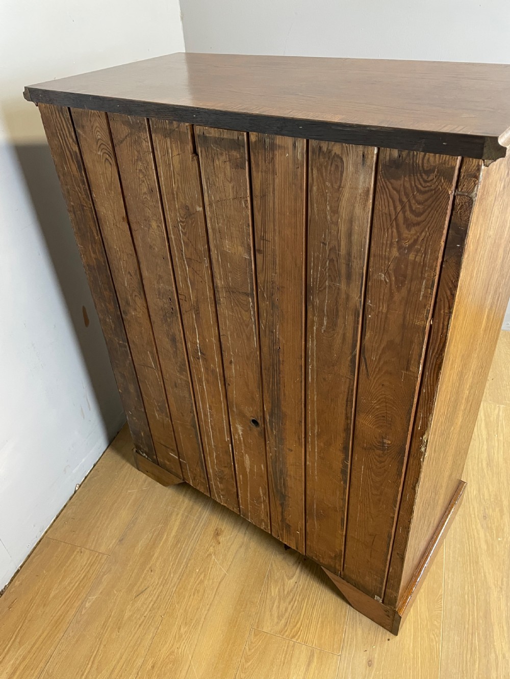 Edwardian cabinet of 33 oak filing drawers  View XI