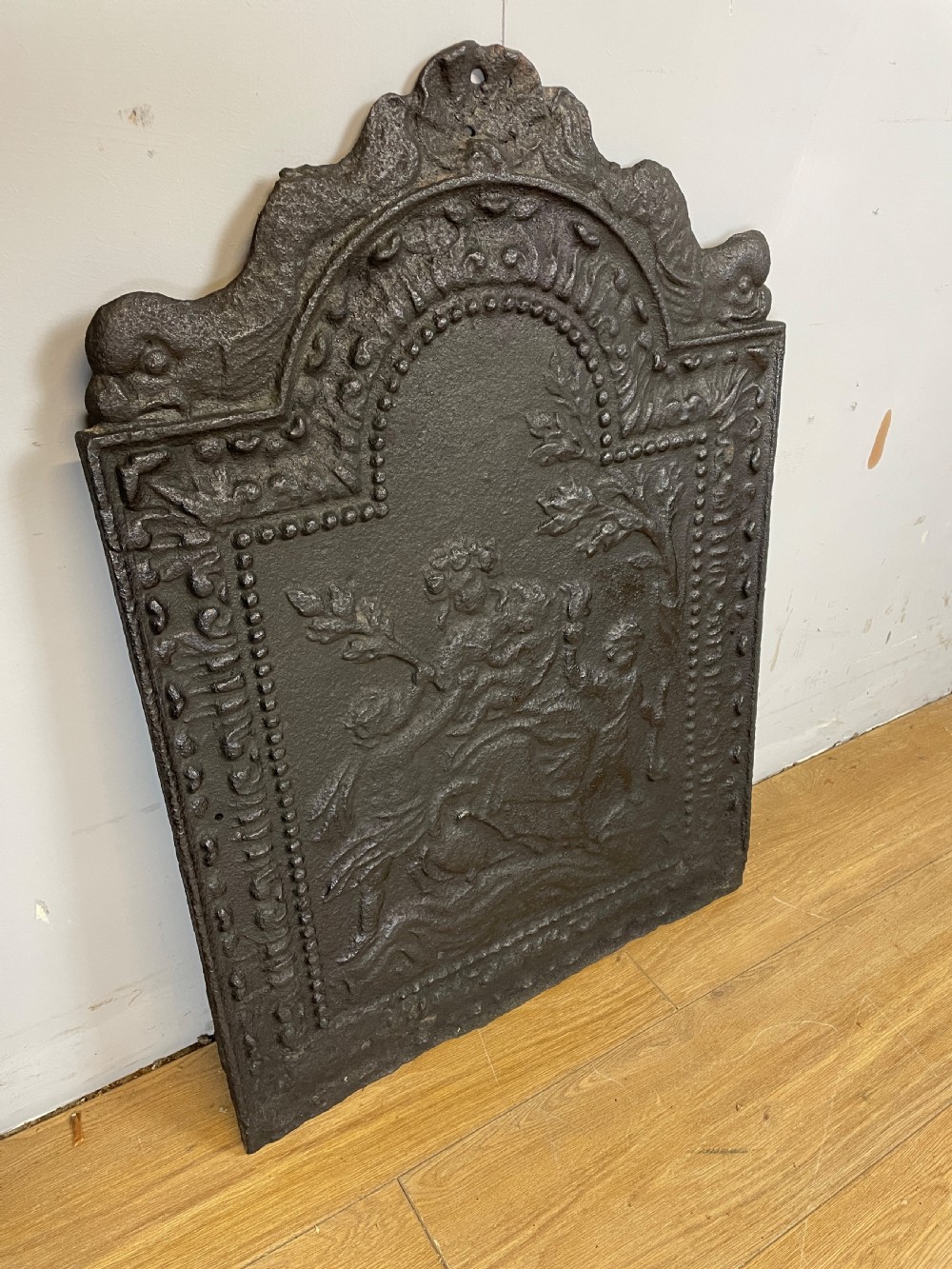 C19TH cast iron fireback View II