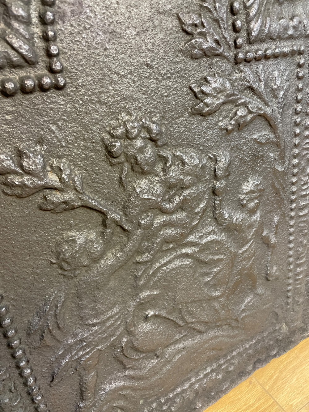 C19TH cast iron fireback View III