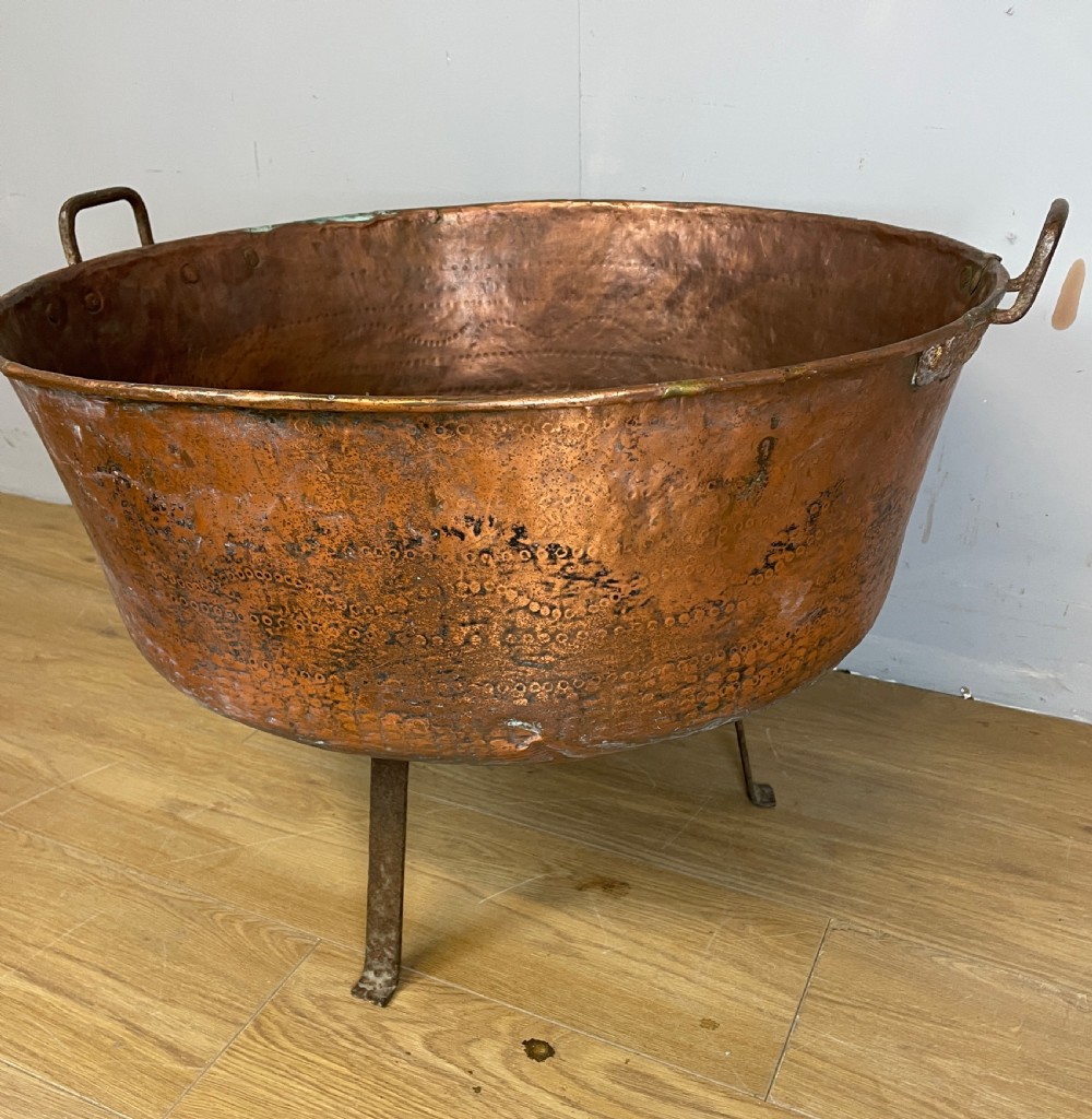 C19TH large country house copper log bin  View III