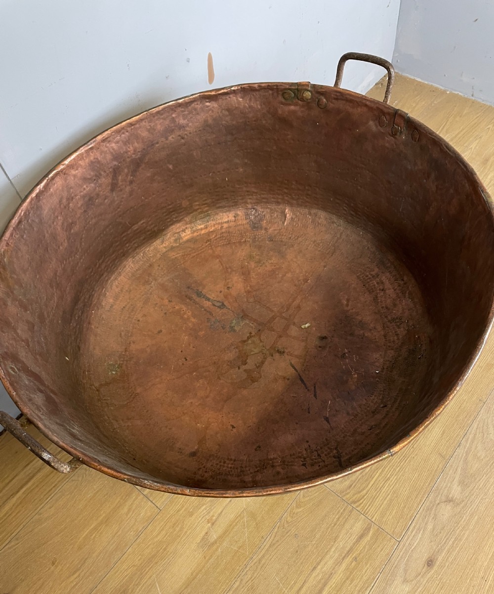 C19TH large country house copper log bin  View IV