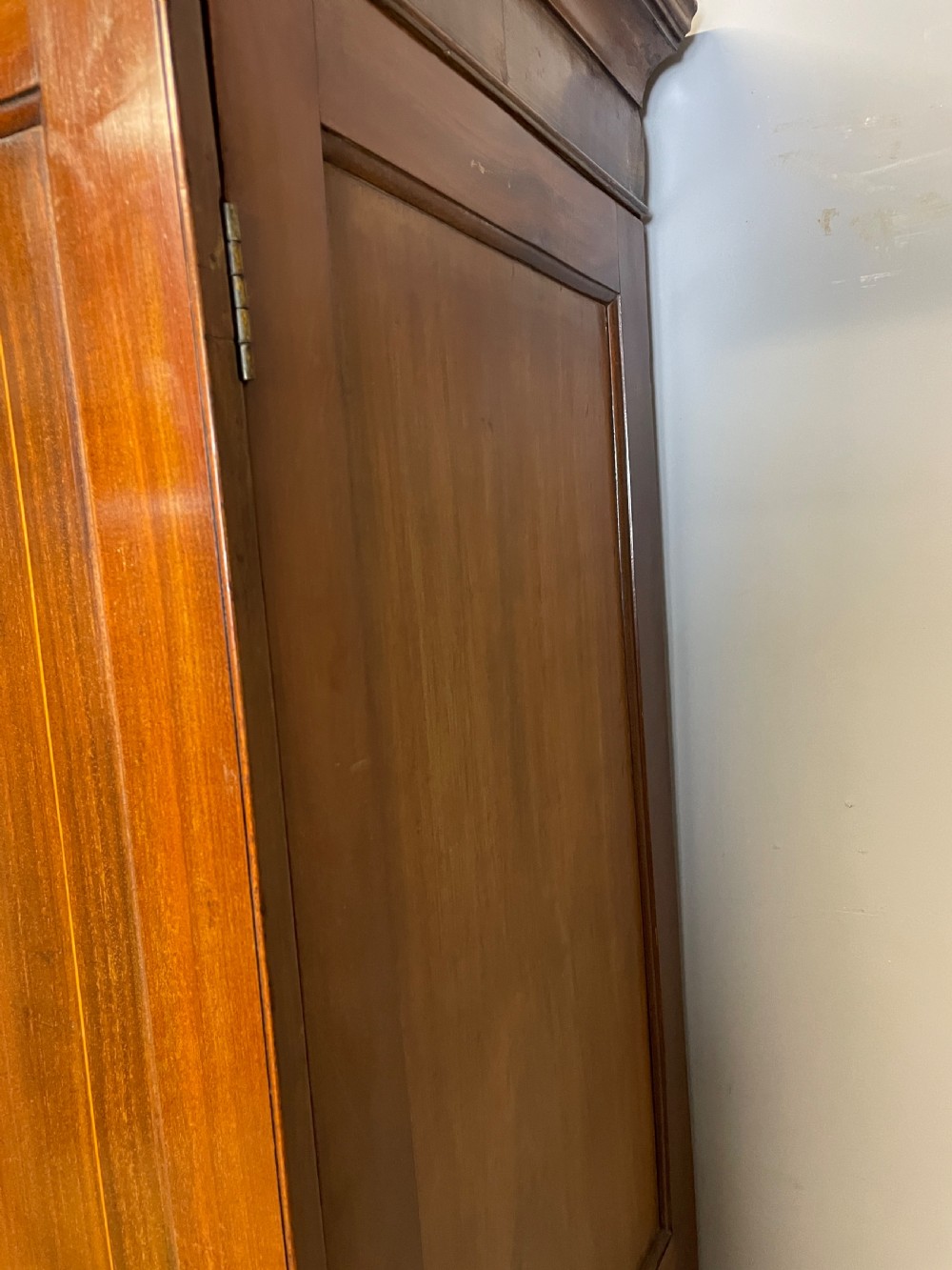 Georgian flame mahogany channel island wardrobe  View XII