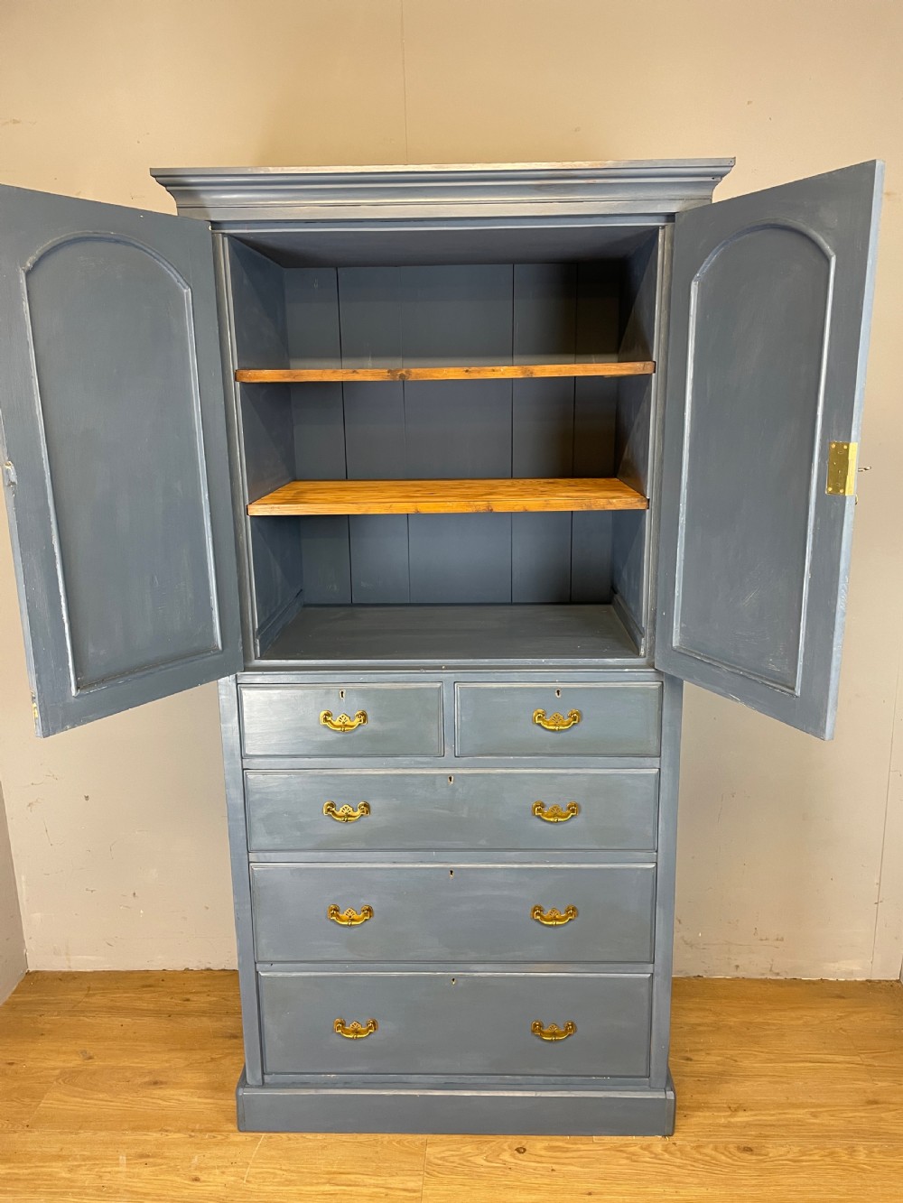 C19TH painted housekeepers cupboard  View VI