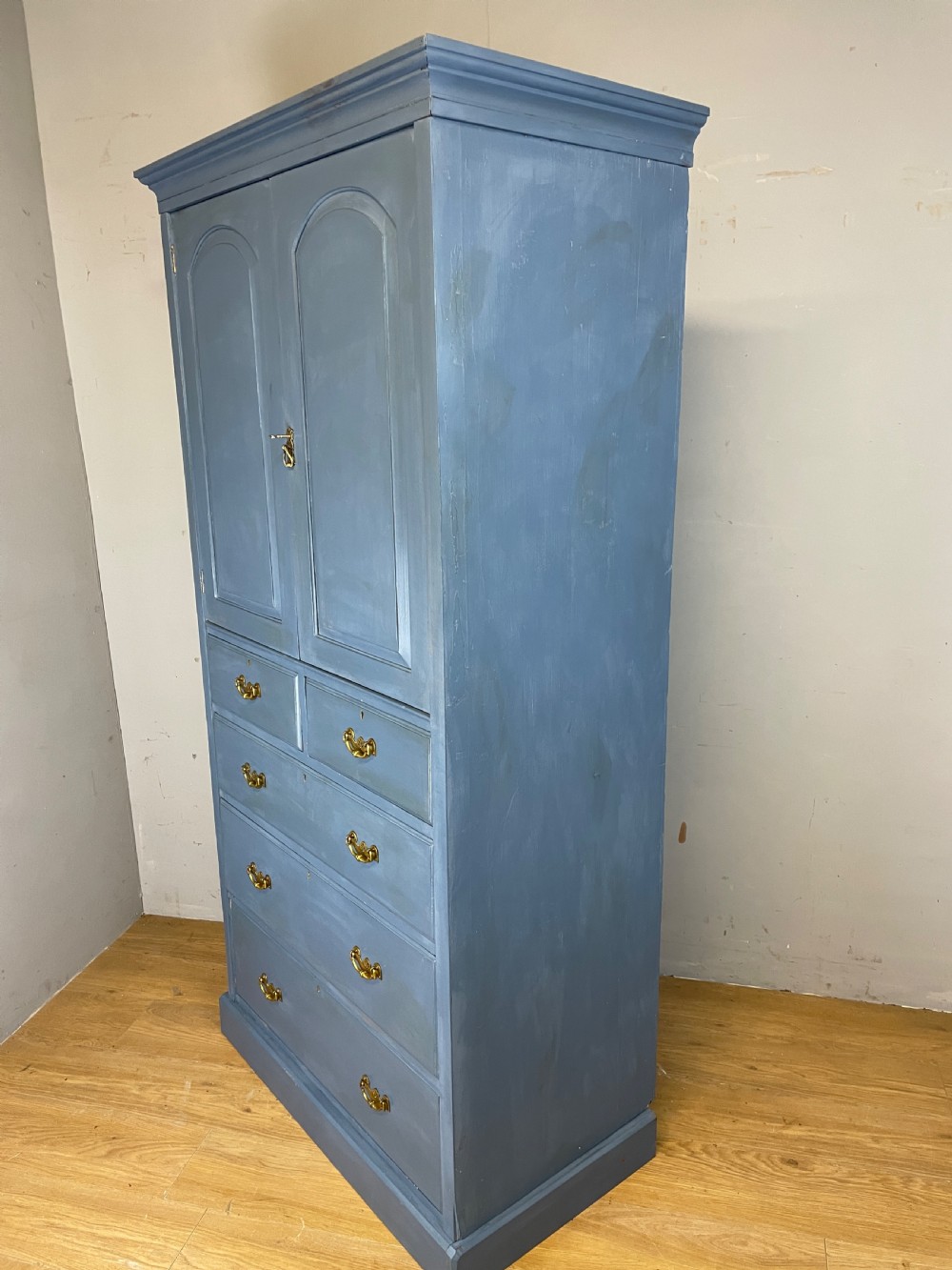 C19TH painted housekeepers cupboard  View VIII