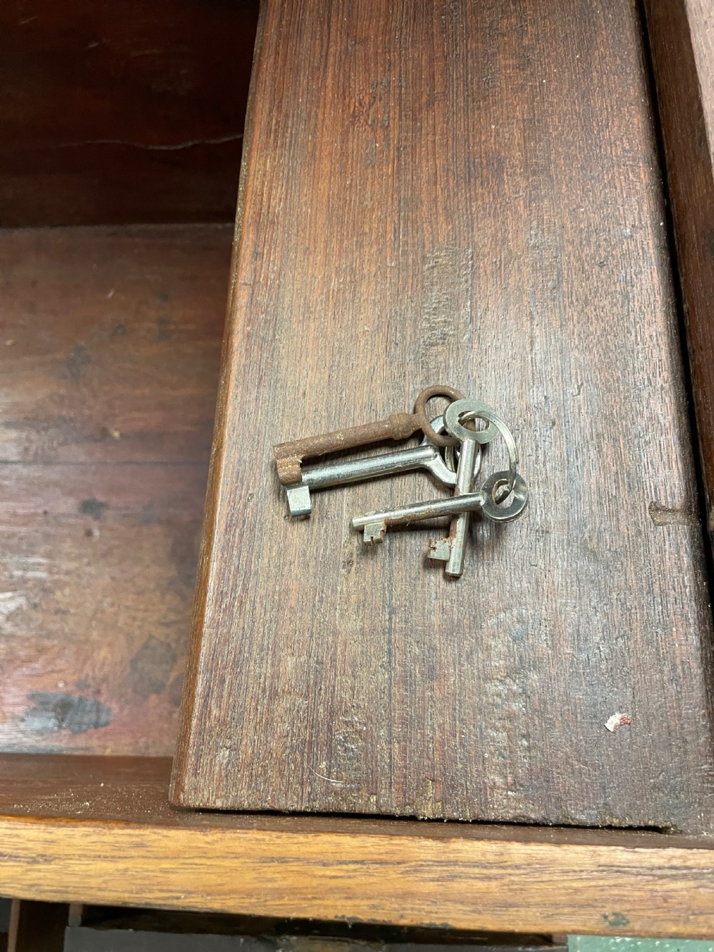 Early C19TH Zanzibar chest with keys  View VIII