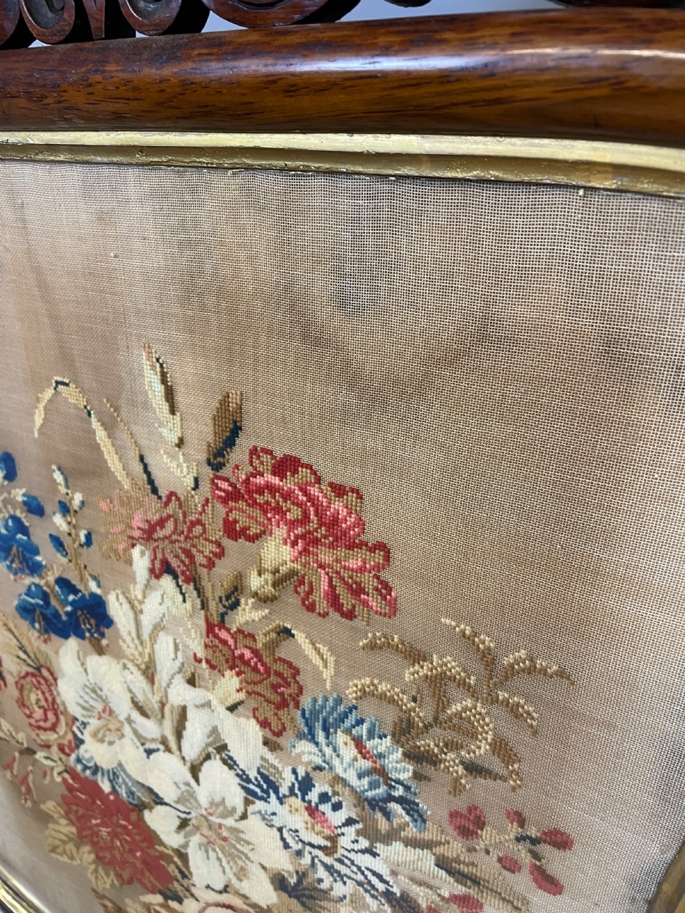 Country House C19TH rosewood fire screen  View VI