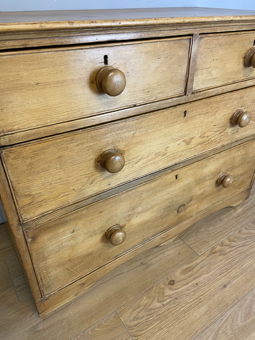 C19TH pine chest of drawers  View IV