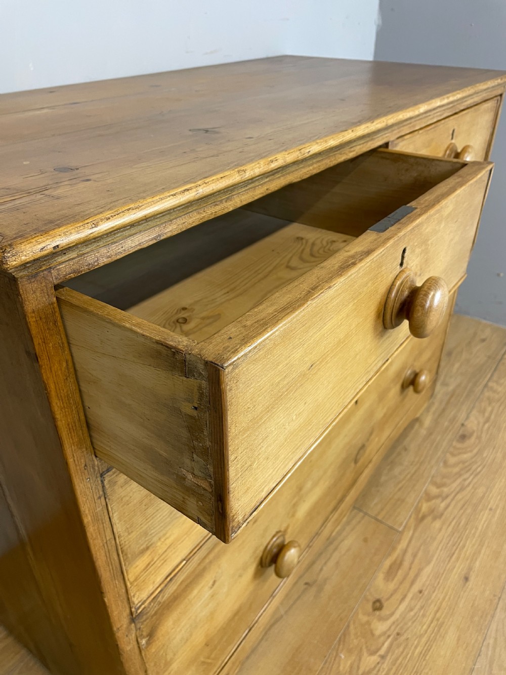 C19TH pine chest of drawers  View VI