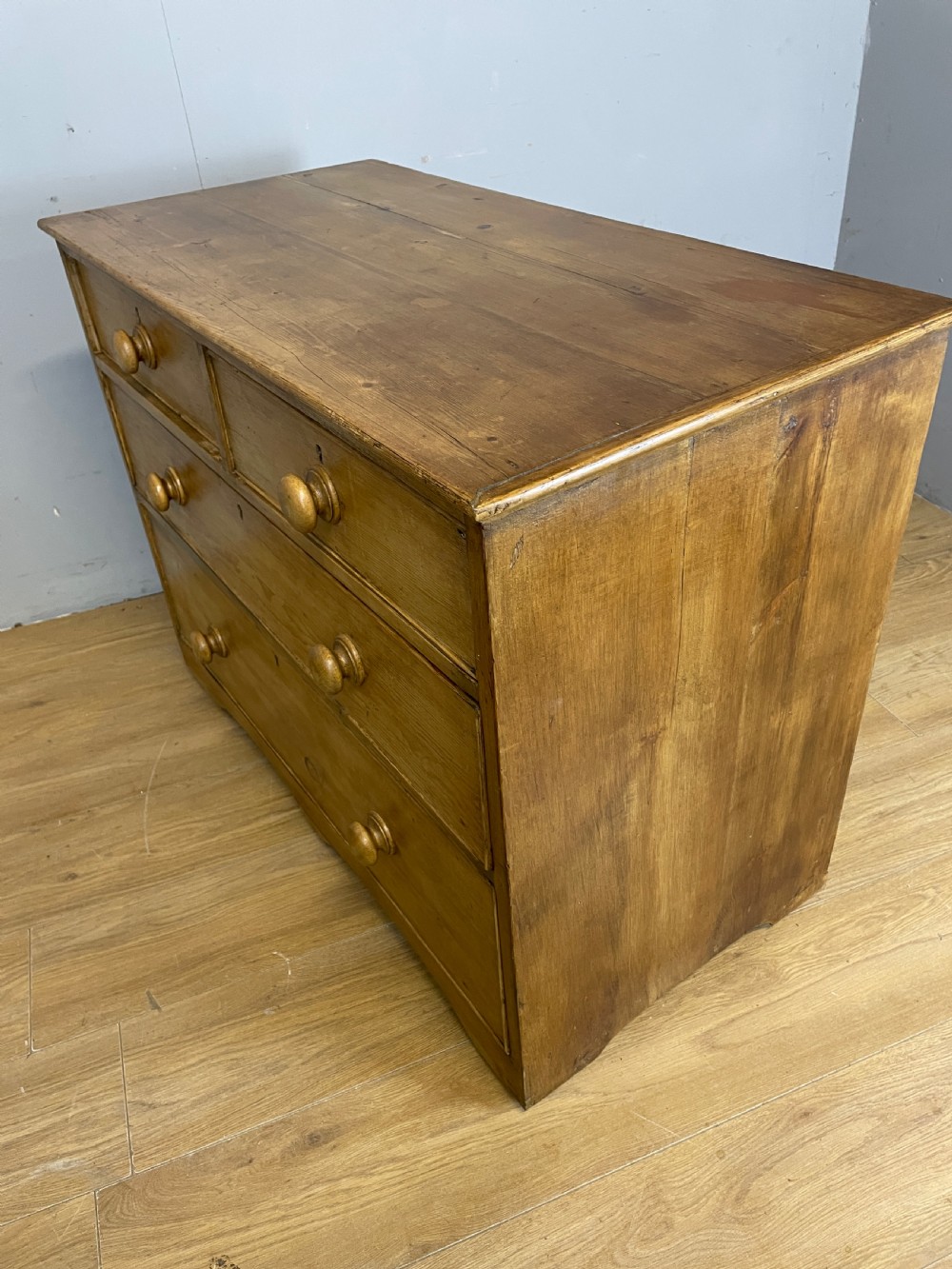 C19TH pine chest of drawers  View VIII
