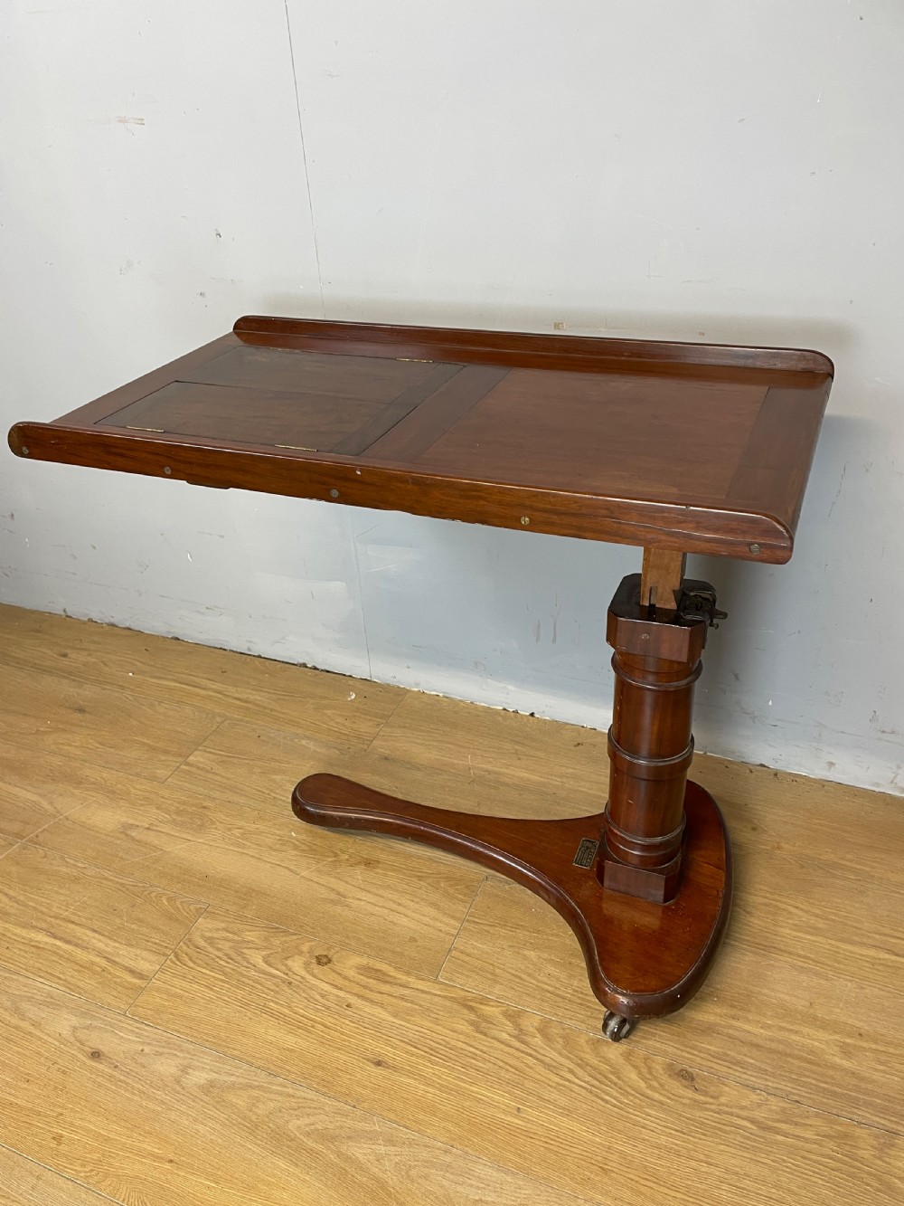 C19TH mahogany library reading stand by  Carter of London  View III