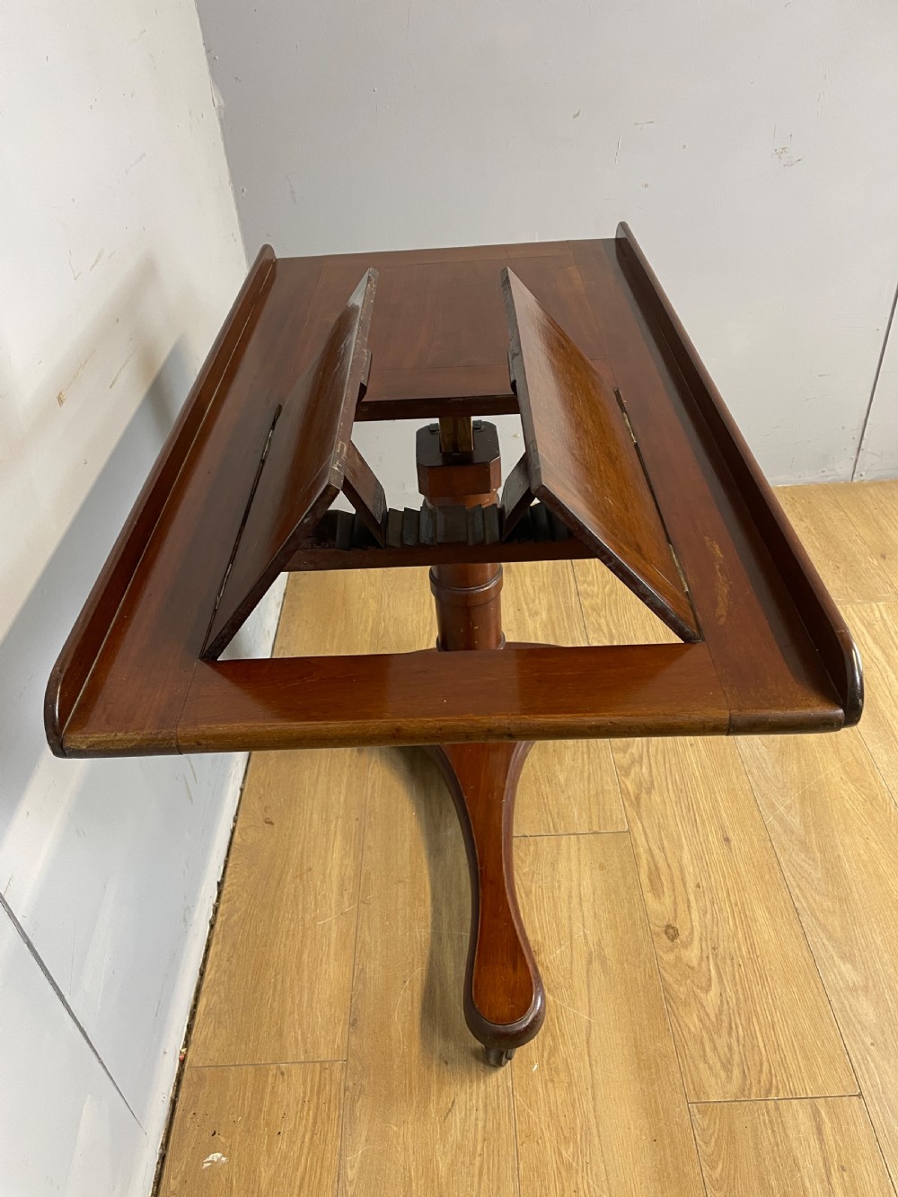 C19TH mahogany library reading stand by  Carter of London  View V