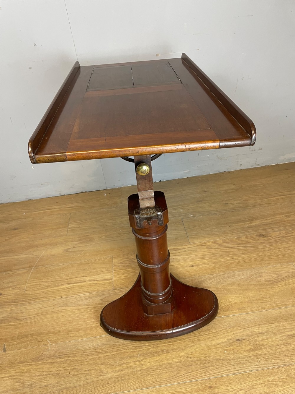 C19TH mahogany library reading stand by  Carter of London  View XII