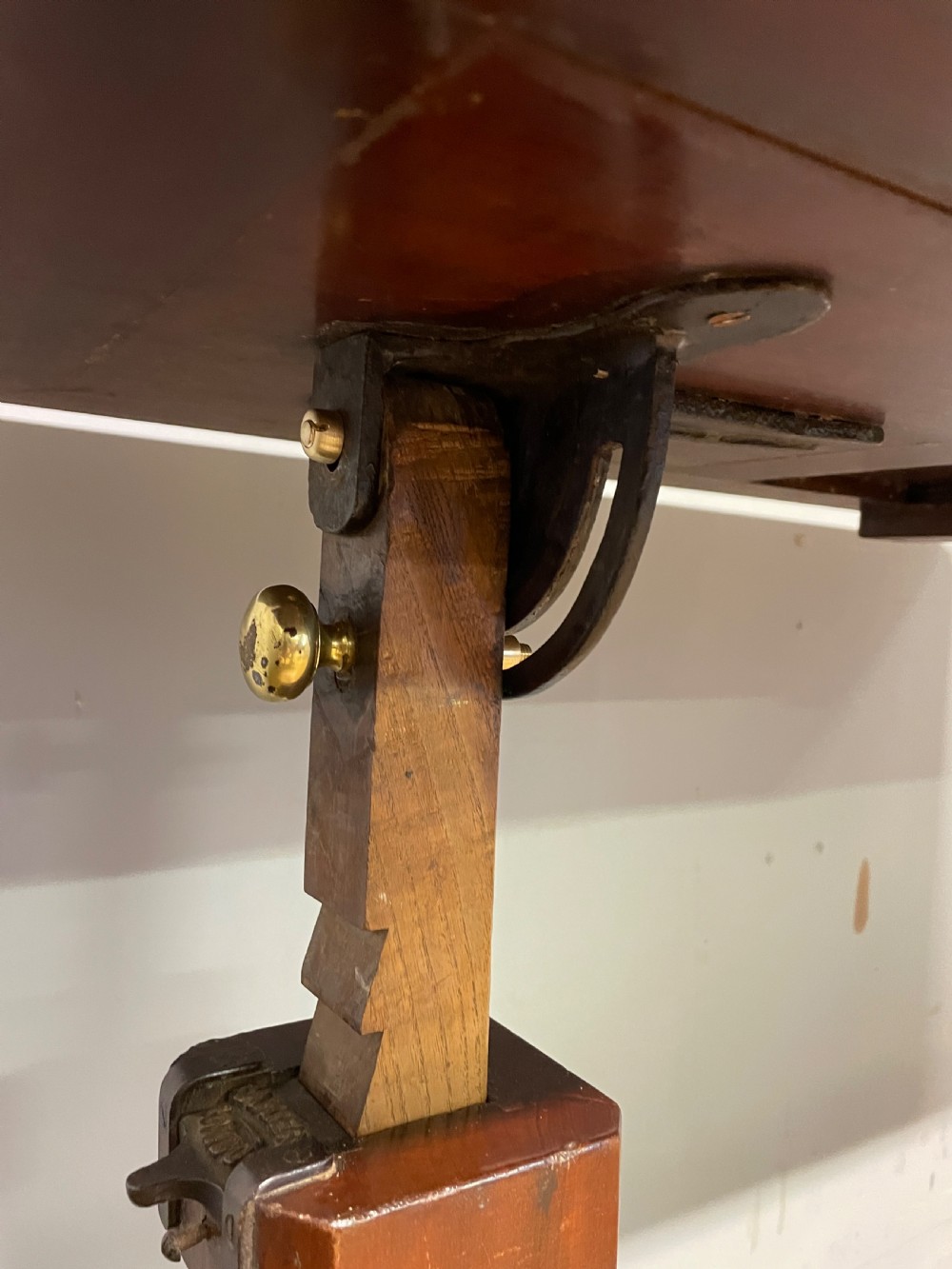 C19TH mahogany library reading stand by  Carter of London  View XIII