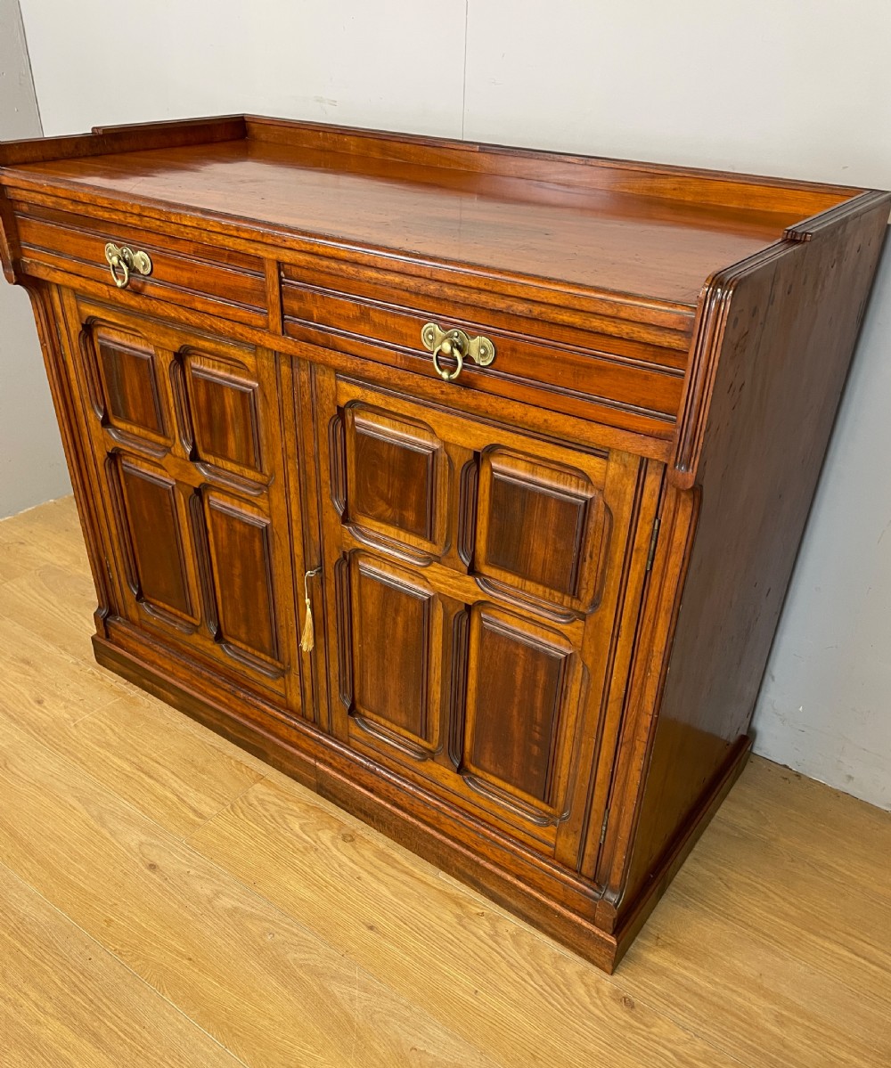Arts and crafts side cabinet by W Snowdon Rochdale  View IV