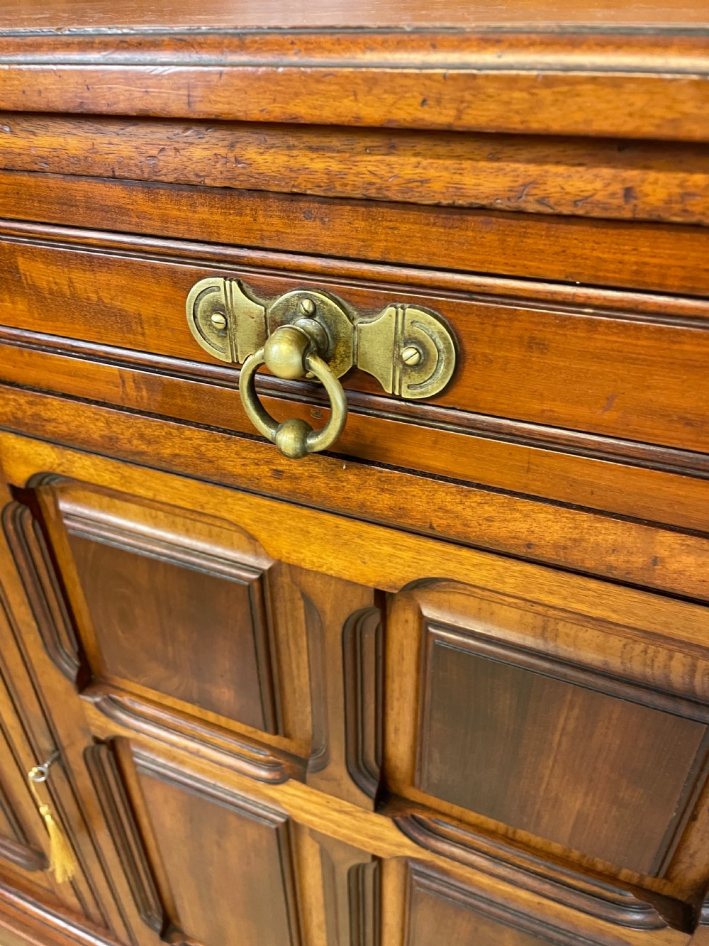 Arts and crafts side cabinet by W Snowdon Rochdale  View V