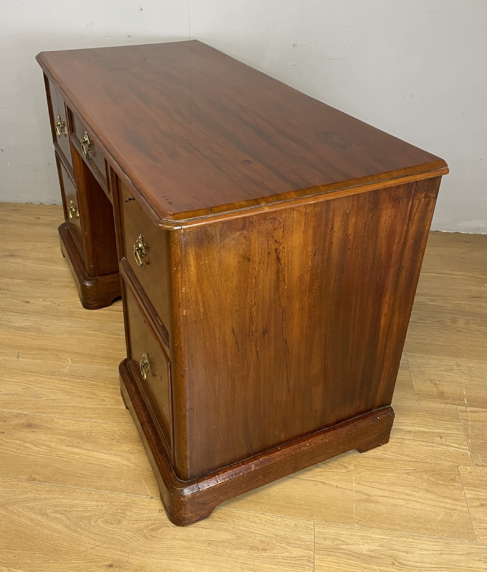 C19TH mahogany kneehole gothic desk with provenance  View IX